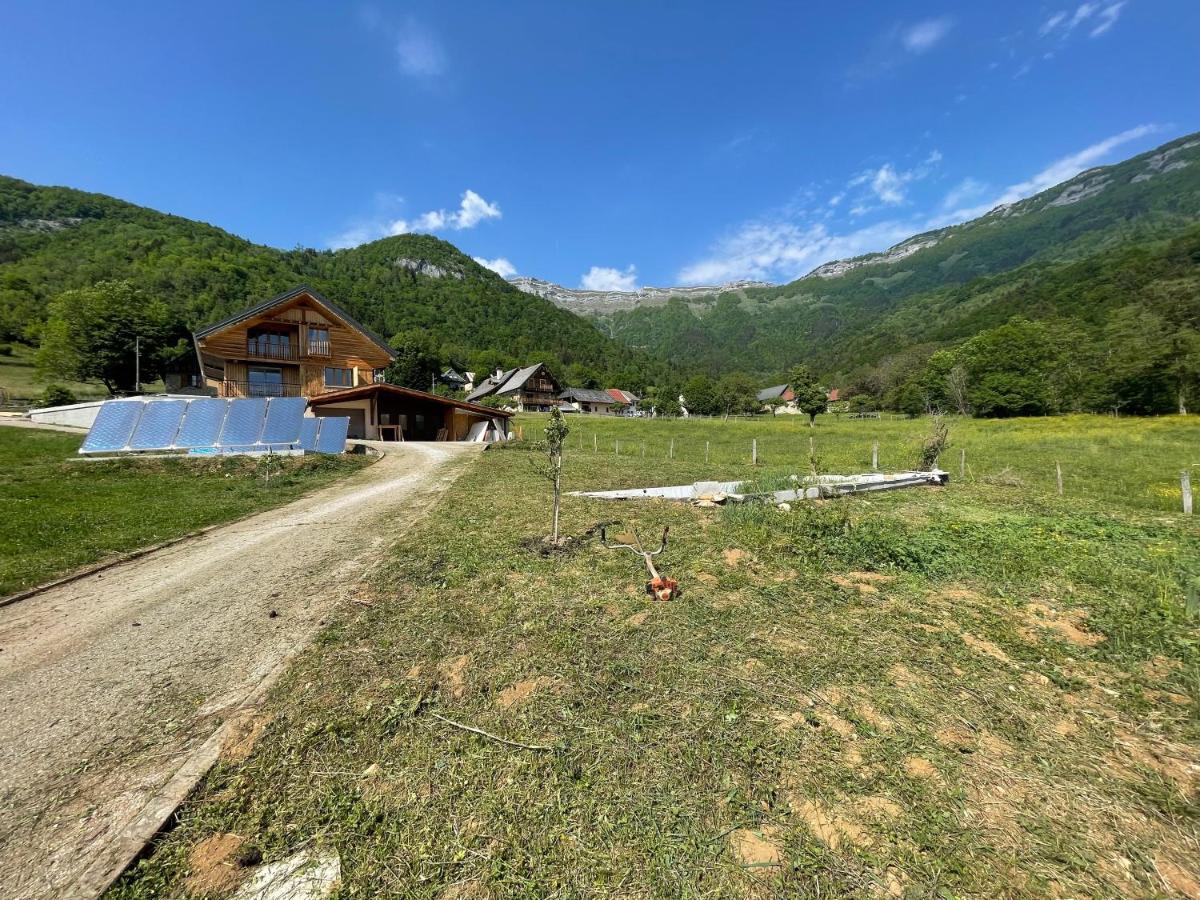 Thoiry  Chalet La Fougere 15 Personnes 180M2 Bauges Savoie Thoiry מראה חיצוני תמונה