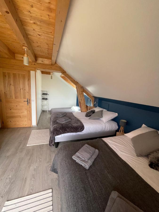 Thoiry  Chalet La Fougere 15 Personnes 180M2 Bauges Savoie Thoiry מראה חיצוני תמונה