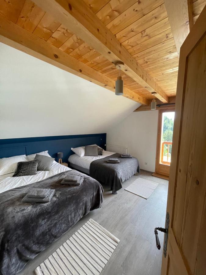 Thoiry  Chalet La Fougere 15 Personnes 180M2 Bauges Savoie Thoiry מראה חיצוני תמונה